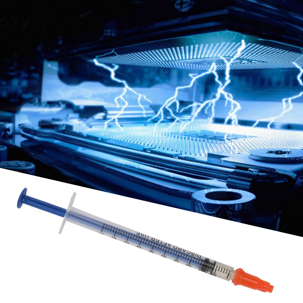 Шприцстокопроводящейсеребрянойпастой,быстросохнущаясеребрянаясмазкадляремонтапечатнойплатыклавиатуры(0,4мл)