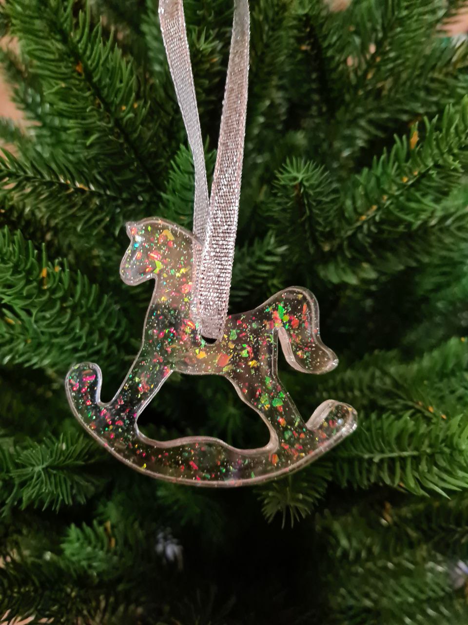 Елочнаяигрушка7смпрозрачный1шт.