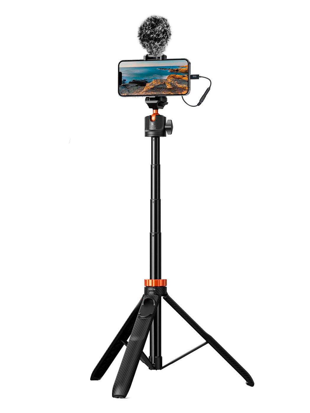 ШтативK&FConceptMS08+палкадляселфи,2в1