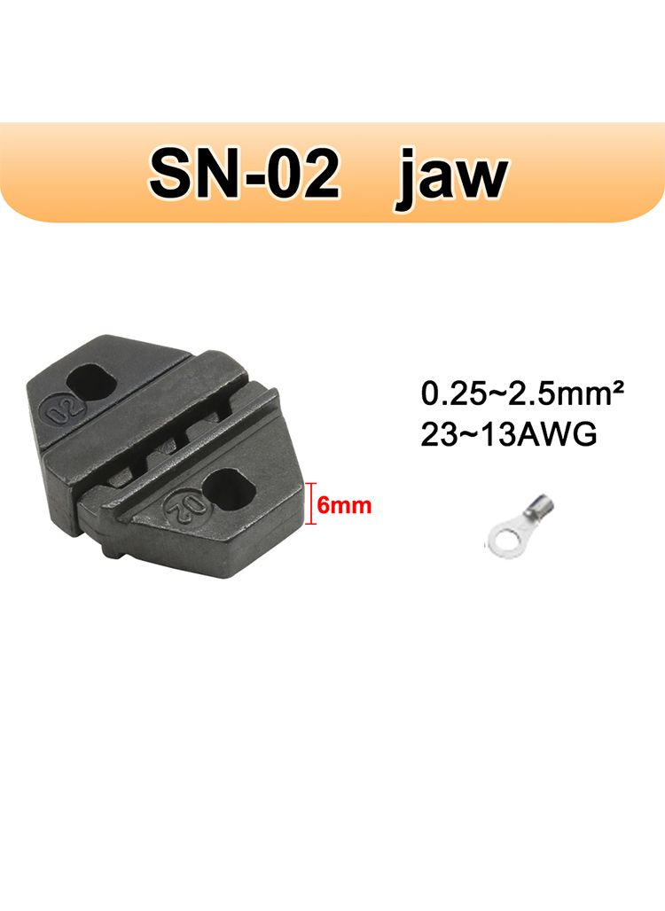 SN28BSN48BSN-2SN02SN0325SN06Наборыматрицвмини-стиледляручногообжимногоинструментасерииSN
