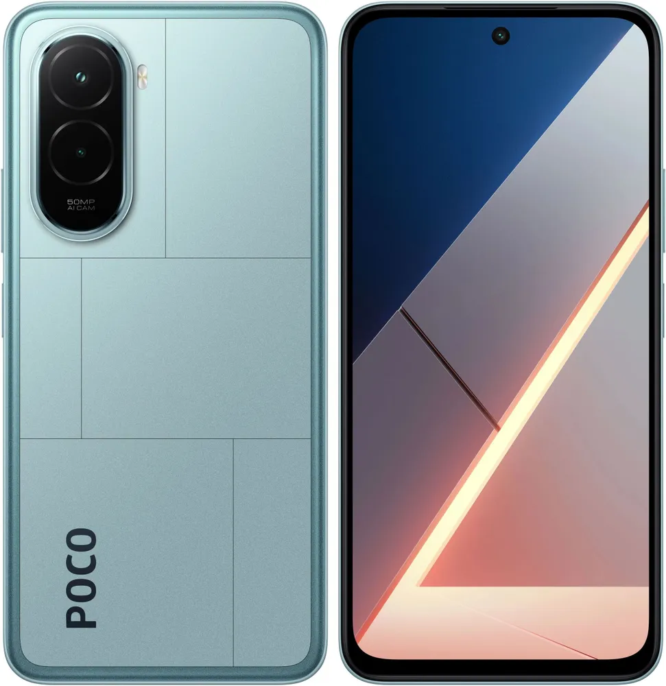 Смартфон Xiaomi Poco M7 6/128 ГБ, голубой, фото 4