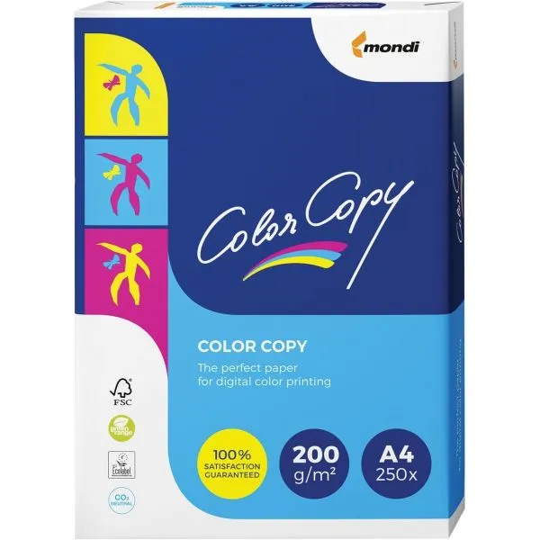 Бумага Color Copy A4, 200 г/м², 250 листов, матовая