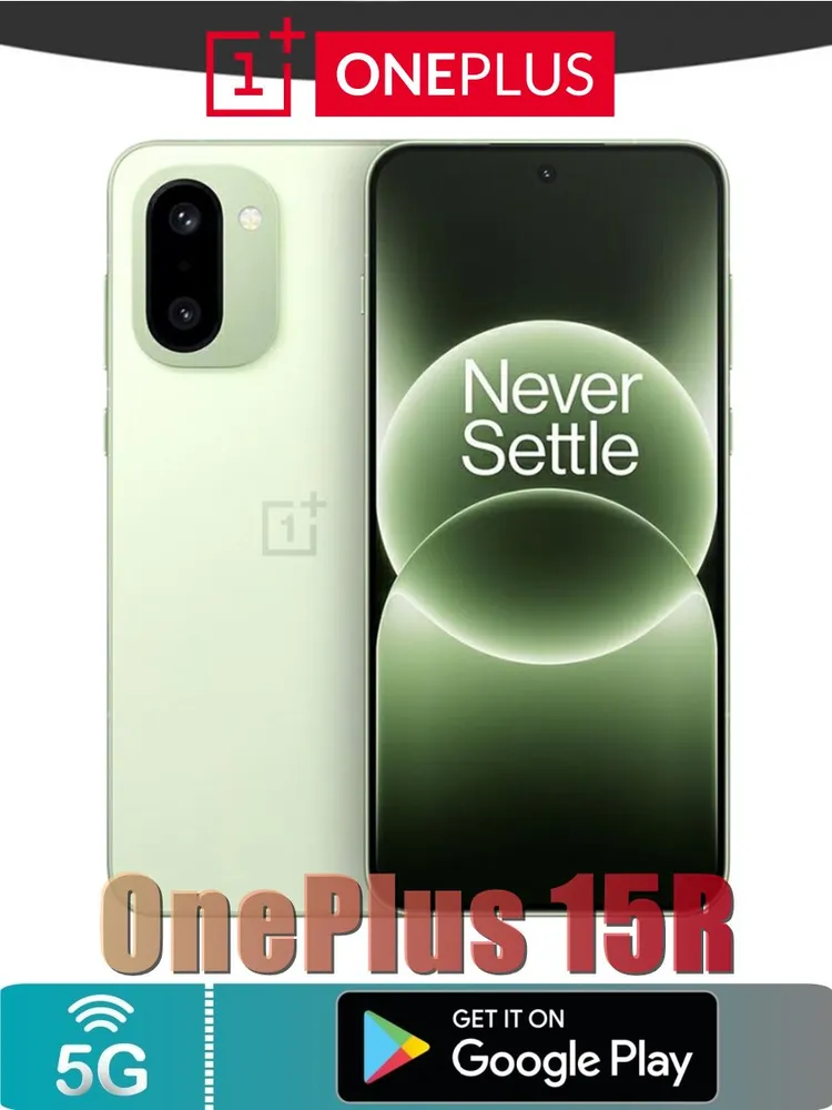 Смартфон OnePlus 15R 12/512 ГБ, зеленый