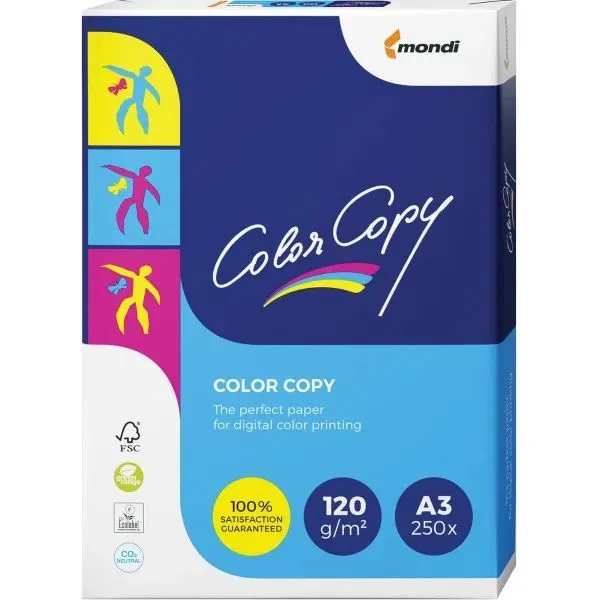 Бумага Color Copy A3, 120 г/м², 250 листов, матовая