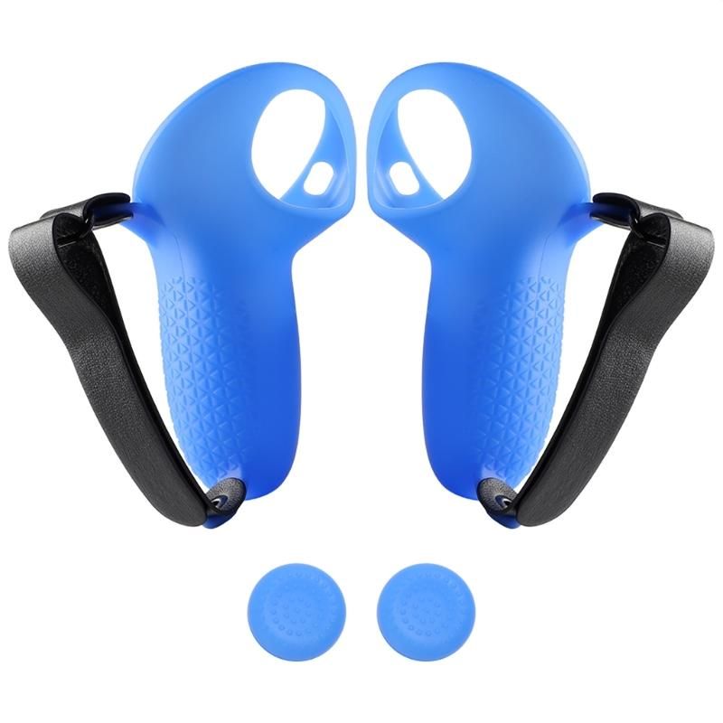 СиликоновыйчехолдляконтроллеровVR-гарнитурыQ3,Синий
