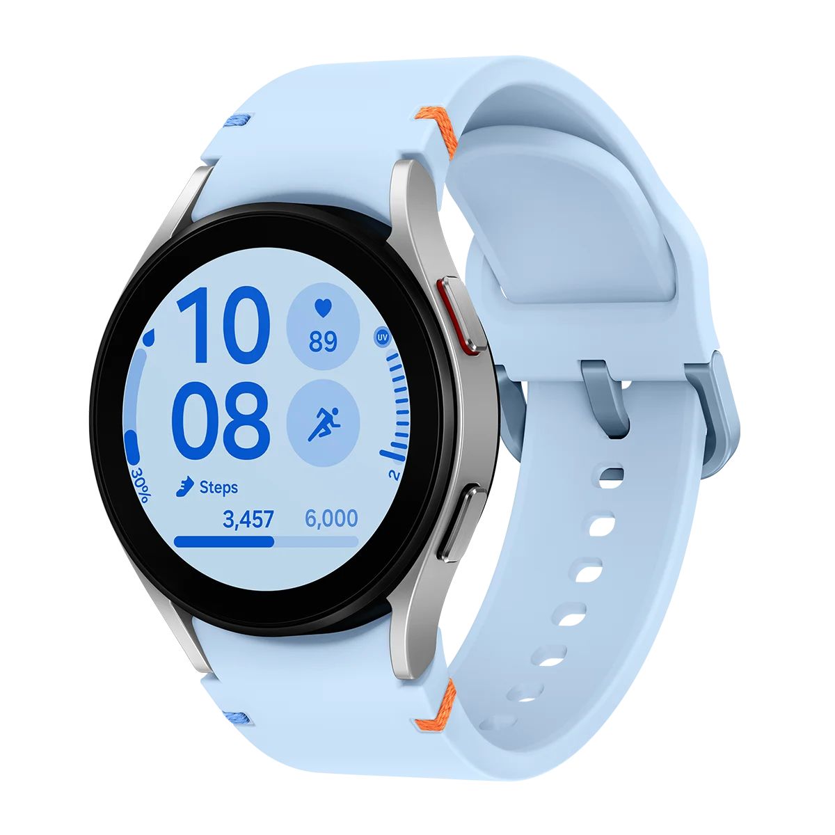 SamsungСмарт-часыSAMSUNGGalaxyWatchFE(Bluetooth,40мм)Серебристый,40mm
