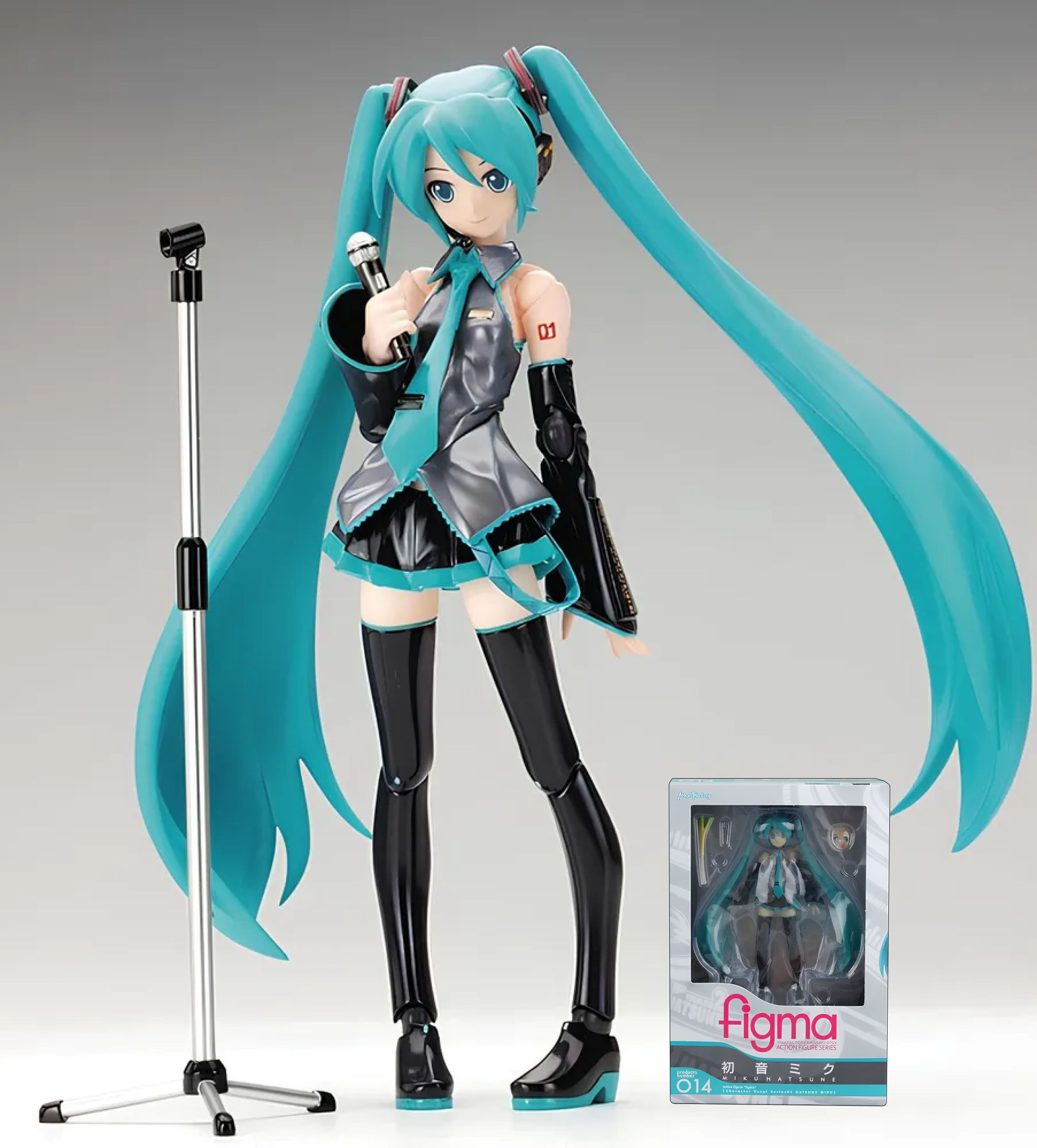 ФигуркаМикуХацунеВокалоид/MikuHatsuneVocaloidfigma014(15см)