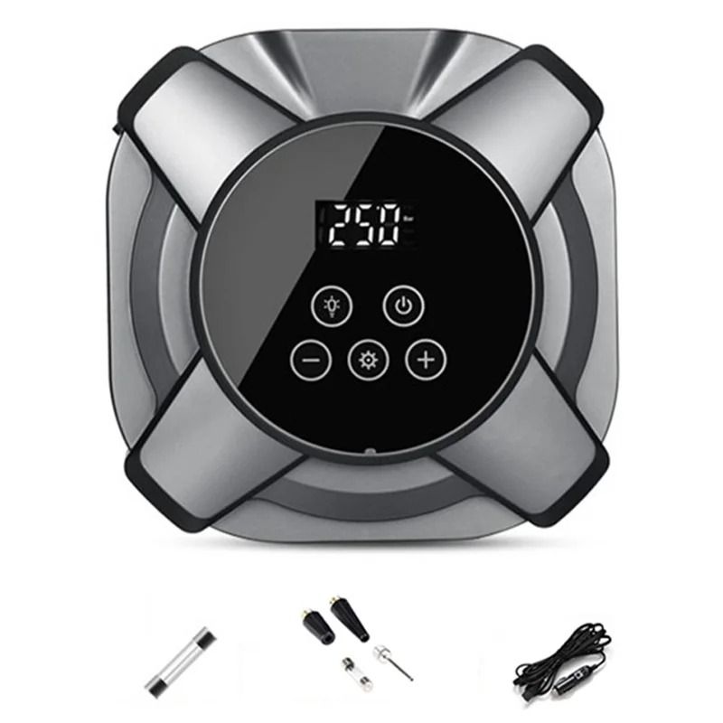 КомпрессоравтомобильныйсLEDфонаремиавтоотключением