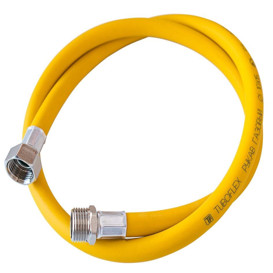 Шланг,подводкадлягазовыхсистемTuboflex1/2"0.8мгайка-штуцер